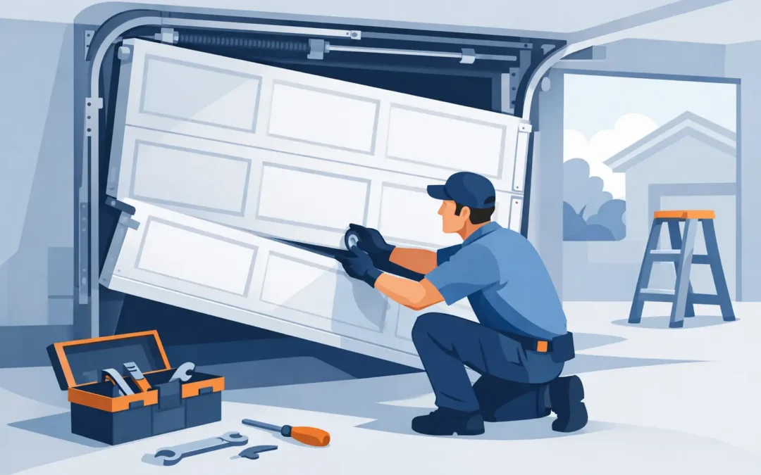 How to Fix a Garage Door Off Track Safely