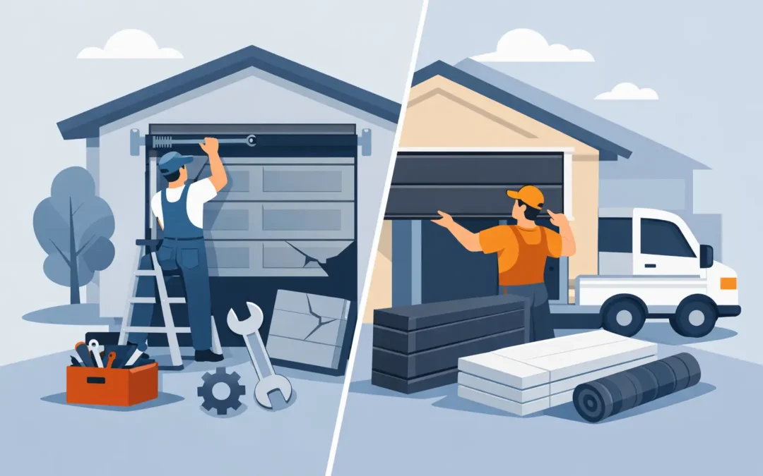 Repair vs Replace Garage Door: How to Decide